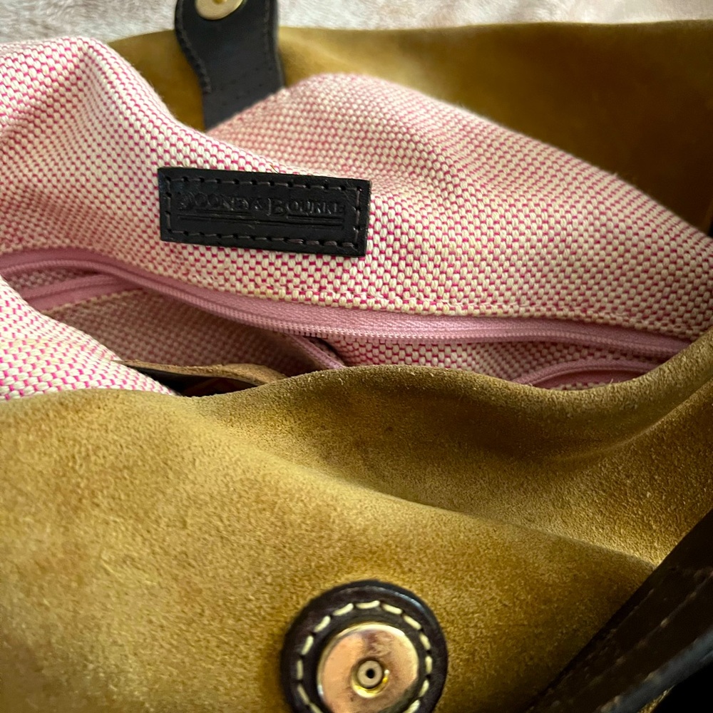 Suede Hobo Bag ... Shaped like a roll...does have areas that are dirty..